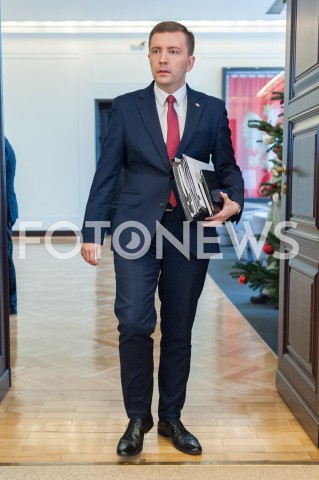  11.12.2018 WARSZAWA<br />POSIEDZENIE RADY MINISTROW<br />N/Z LUKASZ SCHREIBER<br /> 