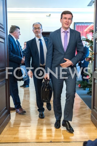  11.12.2018 WARSZAWA<br />POSIEDZENIE RADY MINISTROW<br />N/Z WITOLD BANKA JERZY KWIECINSKI<br /> 