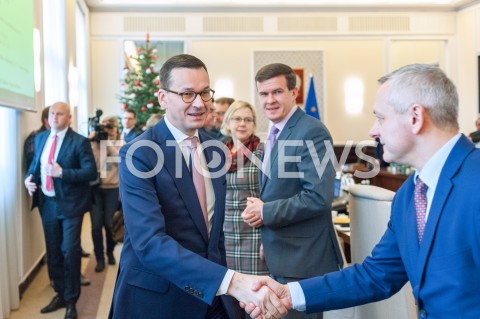  11.12.2018 WARSZAWA<br />POSIEDZENIE RADY MINISTROW<br />N/Z PREMIER MATEUSZ MORAWIECKI WITOLD BANKA MAREK ZAGORSKI<br /> 