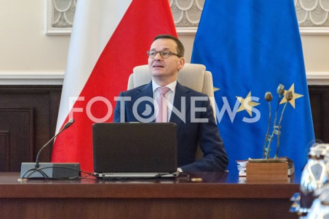  11.12.2018 WARSZAWA<br />POSIEDZENIE RADY MINISTROW<br />N/Z PREMIER MATEUSZ MORAWIECKI<br /> 