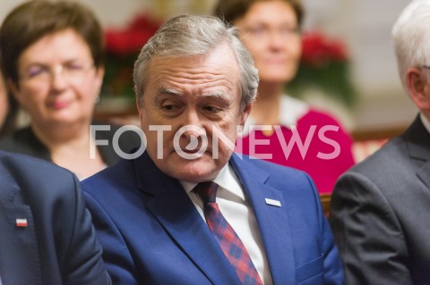  11.12.2018 WARSZAWA<br />PODPISANIE POROZUMIENIA O WSPOLPRACY W ZAKRESIE KULTURY POLSKIEJ ZA GRANICA<br />N/Z PIOTR GLINSKI<br /> 