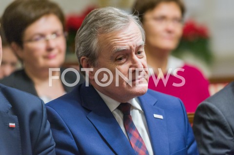  11.12.2018 WARSZAWA<br />PODPISANIE POROZUMIENIA O WSPOLPRACY W ZAKRESIE KULTURY POLSKIEJ ZA GRANICA<br />N/Z PIOTR GLINSKI<br /> 