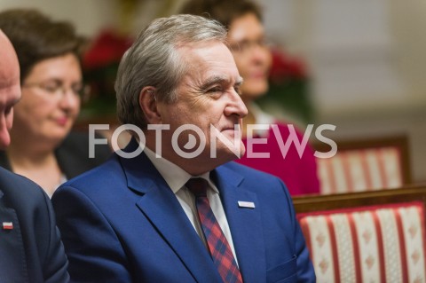  11.12.2018 WARSZAWA<br />PODPISANIE POROZUMIENIA O WSPOLPRACY W ZAKRESIE KULTURY POLSKIEJ ZA GRANICA<br />N/Z PIOTR GLINSKI<br /> 