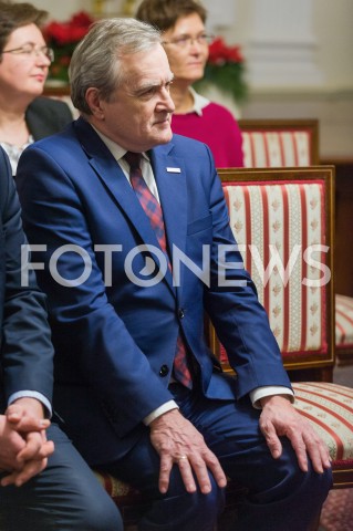  11.12.2018 WARSZAWA<br />PODPISANIE POROZUMIENIA O WSPOLPRACY W ZAKRESIE KULTURY POLSKIEJ ZA GRANICA<br />N/Z PIOTR GLINSKI<br /> 