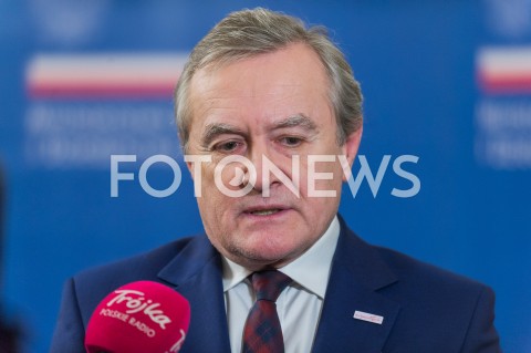  11.12.2018 WARSZAWA<br />PODPISANIE POROZUMIENIA O WSPOLPRACY W ZAKRESIE KULTURY POLSKIEJ ZA GRANICA<br />N/Z PIOTR GLINSKI<br /> 