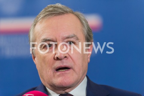  11.12.2018 WARSZAWA<br />PODPISANIE POROZUMIENIA O WSPOLPRACY W ZAKRESIE KULTURY POLSKIEJ ZA GRANICA<br />N/Z PIOTR GLINSKI<br /> 