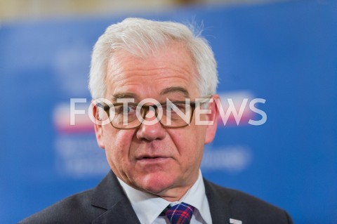  11.12.2018 WARSZAWA<br />PODPISANIE POROZUMIENIA O WSPOLPRACY W ZAKRESIE KULTURY POLSKIEJ ZA GRANICA<br />N/Z JACEK CZAPUTOWICZ<br /> 