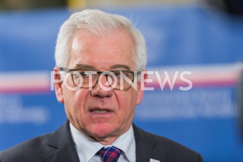  11.12.2018 WARSZAWA<br />PODPISANIE POROZUMIENIA O WSPOLPRACY W ZAKRESIE KULTURY POLSKIEJ ZA GRANICA<br />N/Z JACEK CZAPUTOWICZ<br /> 