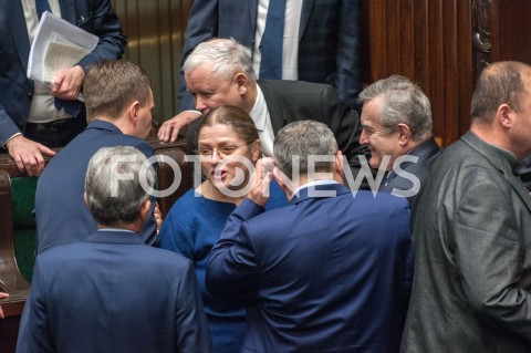  12.12.2018 WARSZAWA SEJM<br />POSIEDZENIE SEJMU<br />WOTUM ZAUFANIA DLA RZADU<br />N/Z JAROSLAW KACZYNSKI KRYSTYNA PAWLOWICZ<br /> 