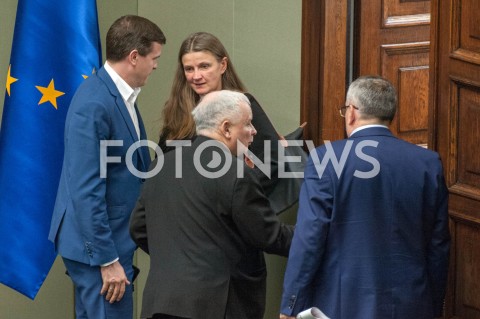  12.12.2018 WARSZAWA SEJM<br />POSIEDZENIE SEJMU<br />WOTUM ZAUFANIA DLA RZADU<br />N/Z JAROSLAW KACZYNSKI<br /> 