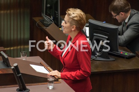  12.12.2018 WARSZAWA SEJM<br />POSIEDZENIE SEJMU<br />N/Z JOANNA SCHEURING WIELGUS<br /> 
