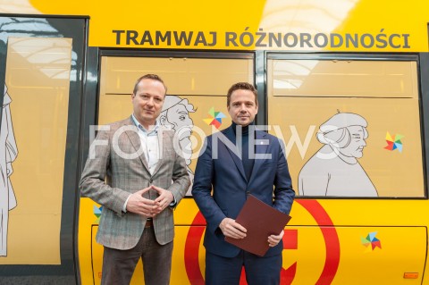 Inauguracja akcji „Tramwaj Różnorodności” w Warszawie