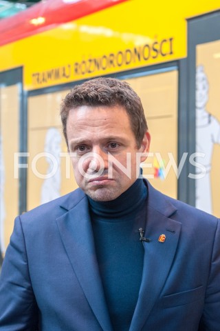  12.12.2018 WARSZAWA<br />INAUGURACJA AKCJI TRAMWAJ ROZNORODNOSCI<br />N/Z RAFAL TRZASKOWSKI<br /> 
