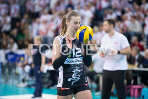  13.12.2018 LODZ SIATKOWKA ORLEN LIGA SEZON 2018/2019<br />
GROT BUDOWLANI LODZ - LKS COMMERCECON LODZ<br />
N/Z MONIKA BOCIEK SYLWETKA<br />
 