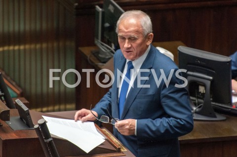  13.12.2018 WARSZAWA SEJM<br />POSIEDZENIE SEJMU<br />N/Z KRZYSZTOF TCHORZEWSKI<br /> 