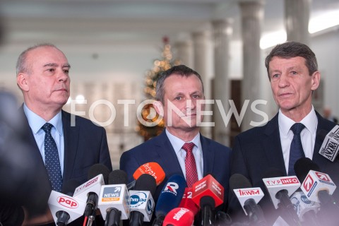  13.12.2018 WARSZAWA SEJM<br />POSIEDZENIE SEJMU<br />N/Z ZDZISLAW GAWLIK<br /> 