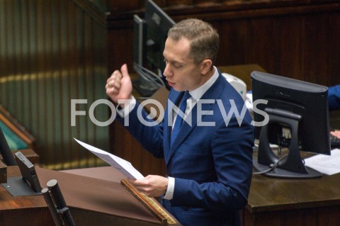  13.12.2018 WARSZAWA SEJM<br />POSIEDZENIE SEJMU<br />N/Z CEZARY TOMCZYK<br /> 