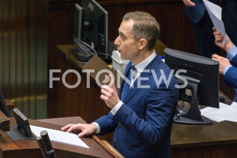  13.12.2018 WARSZAWA SEJM<br />POSIEDZENIE SEJMU<br />N/Z CEZARY TOMCZYK<br /> 