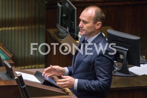  13.12.2018 WARSZAWA SEJM<br />POSIEDZENIE SEJMU<br />N/Z MAREK SOWA<br /> 