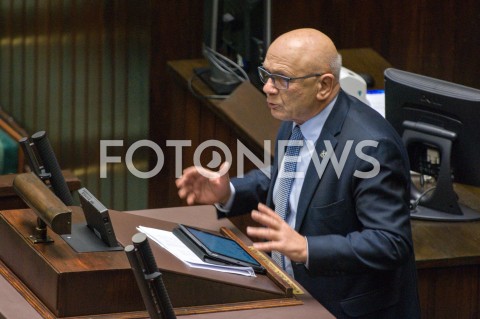  13.12.2018 WARSZAWA SEJM<br />POSIEDZENIE SEJMU<br />N/Z JERZY JACHNIK<br /> 