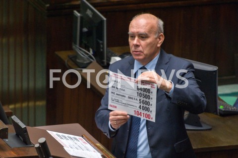  13.12.2018 WARSZAWA SEJM<br />POSIEDZENIE SEJMU<br />N/Z KRZYSZTOF GADOWSKI<br /> 