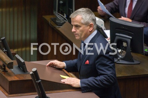  13.12.2018 WARSZAWA SEJM<br />POSIEDZENIE SEJMU<br />N/Z ANDRZEJ MACIEJEWSKI<br /> 
