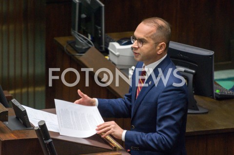  13.12.2018 WARSZAWA SEJM<br />POSIEDZENIE SEJMU<br />N/Z MICHAL SZCZERBA<br /> 