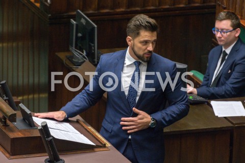  13.12.2018 WARSZAWA SEJM<br />POSIEDZENIE SEJMU<br />N/Z PIOTR CIESLINSKI<br /> 