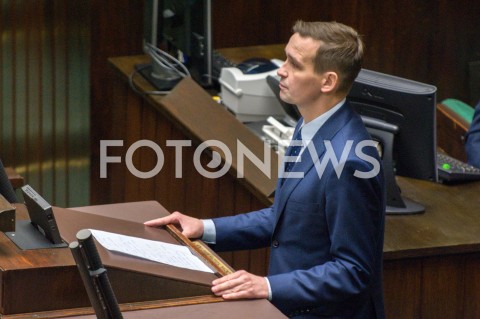  13.12.2018 WARSZAWA SEJM<br />POSIEDZENIE SEJMU<br />N/Z MICHAL JAROS<br /> 