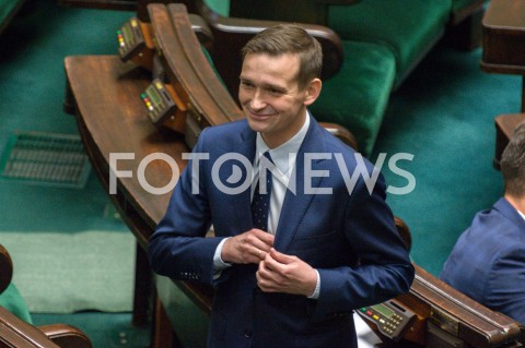  13.12.2018 WARSZAWA SEJM<br />POSIEDZENIE SEJMU<br />N/Z MICHAL JAROS<br /> 