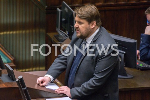  13.12.2018 WARSZAWA SEJM<br />POSIEDZENIE SEJMU<br />N/Z PIOTR APEL<br /> 