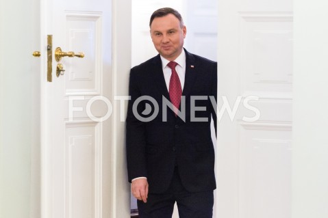  13.12.2018 WARSZAWA<br />WRECZENIE ODZNACZEN PANSTWOWYCH DZIALACZOM OPOZYCJI ANTYKOMUNISTYCZNEJ<br />N/Z PREZYDENT RP ANDRZEJ DUDA <br /> 