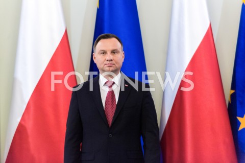  13.12.2018 WARSZAWA<br />WRECZENIE ODZNACZEN PANSTWOWYCH DZIALACZOM OPOZYCJI ANTYKOMUNISTYCZNEJ<br />N/Z PREZYDENT RP ANDRZEJ DUDA <br /> 
