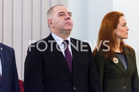  13.12.2018 WARSZAWA<br />WRECZENIE ODZNACZEN PANSTWOWYCH DZIALACZOM OPOZYCJI ANTYKOMUNISTYCZNEJ<br />N/Z JACEK SASIN<br /> 