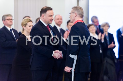 Wręczenie odznaczeń państwowych działaczom opozycji antykomunistycznej w Warszawie