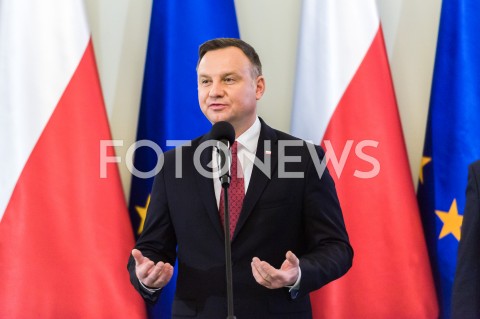  13.12.2018 WARSZAWA<br />WRECZENIE ODZNACZEN PANSTWOWYCH DZIALACZOM OPOZYCJI ANTYKOMUNISTYCZNEJ<br />N/Z PREZYDENT RP ANDRZEJ DUDA <br /> 