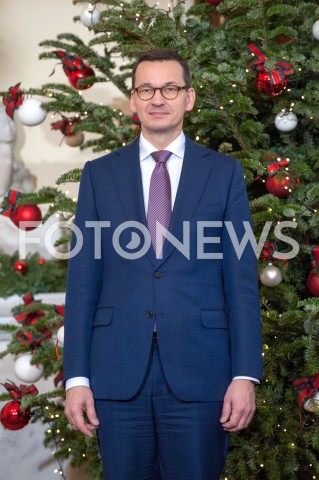  19.12.2018 WARSZAWA<br />BETLEJEMSKIE SWIATLO POKOJU W KANCELARII PREZESA RADY MINISTROW<br />N/Z PREMIER MATEUSZ MORAWIECKI<br /> 