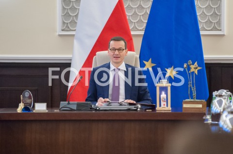  19.12.2018 WARSZAWA<br />POSIEDZENIE RADY MINISTROW<br />N/Z PREMIER MATEUSZ MORAWIECKI<br /> 