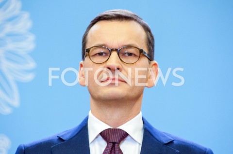  21.12.2018 WARSZAWA<br />KONFERENCJA W KANCELARII PREZESA RADY MINISTROW NA TEMAT CEN ENERGII<br />N/Z PREMIER MATEUSZ MORAWIECKI<br /> 