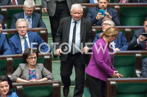  28.12.2018 WARSZAWA SEJM<br />POSIEDZENIE SEJMU<br />DEBATA I GLOSOWANIE NAD USTAWA ZAPOBIEGAJACA WZROSTOWI CEN PRADU W 2019 ROKU<br />N/Z PREZES JAROSLAW KACZYNSKI<br /> 