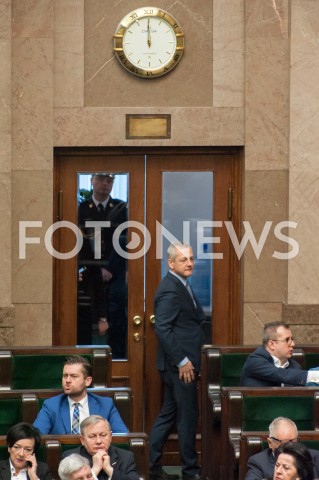  28.12.2018 WARSZAWA SEJM<br />POSIEDZENIE SEJMU<br />DEBATA I GLOSOWANIE NAD USTAWA ZAPOBIEGAJACA WZROSTOWI CEN PRADU W 2019 ROKU<br />N/Z MAREK ZAGORSKI<br /> 