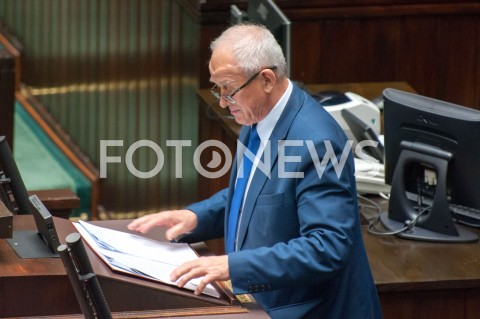  28.12.2018 WARSZAWA SEJM<br />POSIEDZENIE SEJMU<br />DEBATA I GLOSOWANIE NAD USTAWA ZAPOBIEGAJACA WZROSTOWI CEN PRADU W 2019 ROKU<br />N/Z KRZYSZTOF TCHORZEWSKI<br /> 