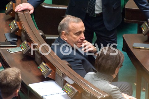  28.12.2018 WARSZAWA SEJM<br />POSIEDZENIE SEJMU<br />DEBATA I GLOSOWANIE NAD USTAWA ZAPOBIEGAJACA WZROSTOWI CEN PRADU W 2019 ROKU<br />N/Z GRZEGORZ SCHETYNA<br /> 