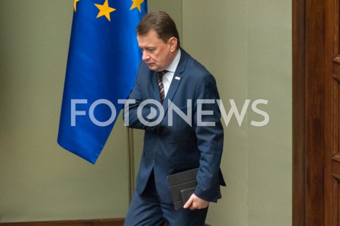  28.12.2018 WARSZAWA SEJM<br />POSIEDZENIE SEJMU<br />DEBATA I GLOSOWANIE NAD USTAWA ZAPOBIEGAJACA WZROSTOWI CEN PRADU W 2019 ROKU<br />N/Z MARIUSZ BLASZCZAK<br /> 