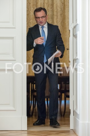  31.12.2018 WARSZAWA<br />KONFERENCJA W MINISTERSTWIE SPRAWIEDLIWOSCI<br />N/Z ZBIGNIEW ZIOBRO<br /> 