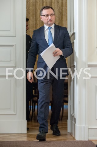  31.12.2018 WARSZAWA<br />KONFERENCJA W MINISTERSTWIE SPRAWIEDLIWOSCI<br />N/Z ZBIGNIEW ZIOBRO<br /> 