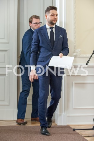  31.12.2018 WARSZAWA<br />KONFERENCJA W MINISTERSTWIE SPRAWIEDLIWOSCI<br />N/Z PATRYK JAKI<br /> 