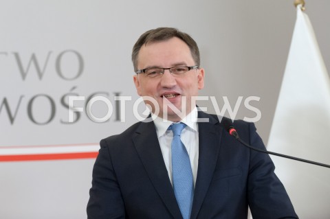  31.12.2018 WARSZAWA<br />KONFERENCJA W MINISTERSTWIE SPRAWIEDLIWOSCI<br />N/Z ZBIGNIEW ZIOBRO<br /> 