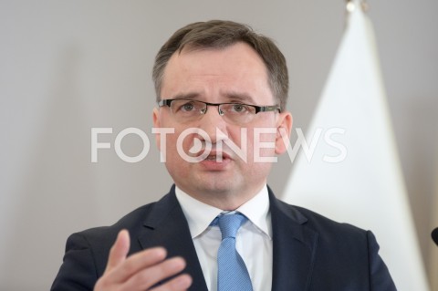  31.12.2018 WARSZAWA<br />KONFERENCJA W MINISTERSTWIE SPRAWIEDLIWOSCI<br />N/Z ZBIGNIEW ZIOBRO<br /> 