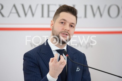  31.12.2018 WARSZAWA<br />KONFERENCJA W MINISTERSTWIE SPRAWIEDLIWOSCI<br />N/Z PATRYK JAKI<br /> 
